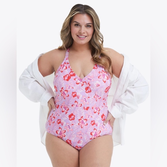 Draper James Floral One Piece Swimsuit - Picture 1 of 11